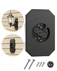 Siding Light Mounting Block, 8141DBL Black Outdoor Plate Kit With Bu... New. Price: $25.18.