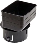3"X4"X4" Downspout Drainage Adapter For Inch To Round New. Price: $20.45.
