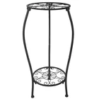 Noamoo Metal Plant Stand 2 Tier Indoor Outdoor, Tall Flower Pot Shelf Black New. Price: $31.14.