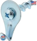 Hillman 122362 Self-drilling Chrome Wall Dogs With Picture Hanging Hook, Up To 5 New. Price: $15.99.