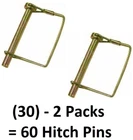 Double Hh Mfg. 41972 Ct 1/4" X 2-1/2" Square Wirelock Hitch Pins -30 Packs New. Price: $93.97.