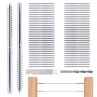 Cable Railing Screws Kit Stainless Steel Lag 60 Pack Hardware Set New. Price: $10.00.