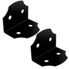 Bracket Steel Angle (2 Pack) Hd 1/8" X 5" 3-3/4" 3-1/2" Powder Coated Black New. Price: $19.99.