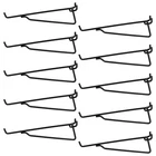 G.core Shelf Hooks, 10-PACK 8" Black Brackets, Organizer A... New. Price: $34.74.