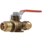 Sharkbite 1/2 Inch Ball Valve With Drain Vent And Mounting Bracket, Push To New. Price: $34.82.