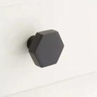 Signature Hardware Khoit 1.5" Solid Brass Cabinet Knob Black EH5341.11/2.BLK Open. Price: $8.92.