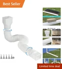 Weather-resistant Rain Gutter Downspout Extension 1-PACK, Flexible Fit New. Price: $30.99.