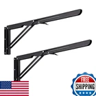 Sumnacon Pcs 20 Inch Sturdy Folding Shelf Brackets - Heavy Duty Triangle Table New. Price: $54.14.