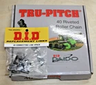 Did Tru-pitch Riveted Roller Chain 10FT 240 Pitches W/ Connecting Links Daido New. Price: $44.99.