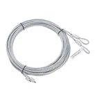 Uxcell 3MM 15.6FT Garage Door Torsion Spring Cable, Galvanized Steel, 2 Pack New. Price: $36.09.