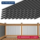 Muzata 50PACK 32" Aluminum Deck Balusters Round Black Railing Stair Porch New. Price: $145.99.