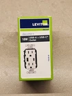 Leviton T5638-W: Usb Type & In-wall Charger Tamper Resistant Outlet White New. Price: $14.99.