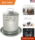 Manna Pro 5-GALLON Double Wall Poultry Drinkers Cool Clean Water Supply New. Price: $153.89.