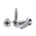 #8 X 3/4" (100 Pcs) Flat Head Sheet Metal Screws, 304 Stainless New. Price: $15.48.