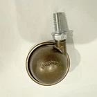 Bronze Shepherd Swivel Ball Wheel Caster 2 Metal Spherical Planet Threaded New. Price: $8.00.