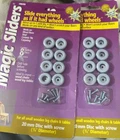 Magic Sliders 08200 3/4 In. Round W/ Screws 2-PACK ( 16) New. Price: $15.88.