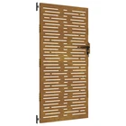 Garden Gate Decorative Outdoor Fence Corten Steel Square Design Vidaxl New. Price: $205.99.