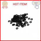 Uxcell M1.4 4MM 0.3MM Metal Flat Washers Spacers Gaskets Fastener Black 100P New. Price: $12.76.
