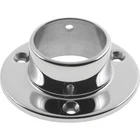 Lavi Industries Flange Wall For 1.5"" Tubing Polished 316 Stainless Steel New. Price: $42.45.