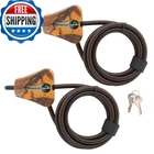 Master Lock Cable Python Adjustable Keyed 6 Ft. Long 2 New. Price: $70.64.