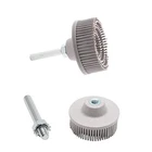 White 120 Grit Bristle Disc Attachment - Inch Abrasive New. Price: $20.24.