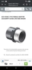 Spears 835-010SR Pvc Female Adapter Socxsr Fpt SCH80 New. Price: $12.00.