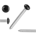 Black Head 100 Pcs #10X1-1/2(1.5 Inch) Stainless Steel Phillips Pan Wood... New. Price: $26.81.