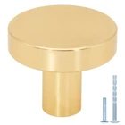30 Pack Gold Cabinet Brushed Brass Kitchen Knobs, Round Kn... New. Price: $37.76.