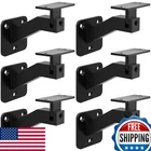 Gyykzz 6-PACK Adjustable Handrail Brackets For Indoor/outdoor Stairs, Black Stee New. Price: $72.26.