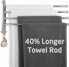Swivel Towel Rack, Swing Bar 4-ARM Extra Long 19.5" New. Price: $114.95.