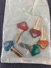 Ilco SC1-PC-ASSORTED Key Blanks For Schlage 5 Pin Locks Colors Pack New. Price: $15.00.