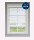 New Levolor Trim+go 2.5-IN Slat Width 23 In. 48 Cordless White Faux Wood Open. Price: $25.00.
