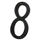 Deltana RNZ4-8 Black 4" Zinc Die-cast Residential Number New. Price: $12.58.