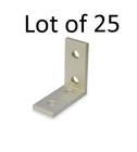 Lot Of 25 Tall Inside Corner Bracket 10 Series Hole 8020 Equivalent P/n 4115 New. Price: $74.93.