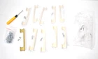 Cionyce 10 Pack 5" Cabinet Handles Brushed Satin Brass Dresser Drawer Pulls Open. Price: $14.00.
