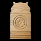 New Solid Carved Wooden Plinth Block Millwork 10" X 5 1/2". Price: $21.00.
