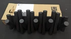 Umbra Picket 5 Hook Coat Rack Wall Mount - Black Wood Original Box Open. Price: $34.99.