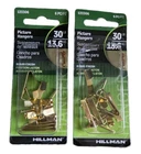 Hillman Picture Hangers 122306 Brass Finish Lbs. Capacity 6PC Lot Of New. Price: $11.89.