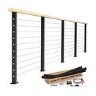 One-stop Cable Railing Post Kit, 5 Pack Level Drilled Line 36", Fixed To... New. Price: $331.08.