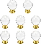 Mcredy Cabinet Knobs Draw Crystal Inch 1.2", Transparent Gold New. Price: $18.35.