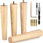 Airy Abode Premium Ash Wood Furniture Legs (full Install Kit) - Pick Your Size New. Price: $56.98.