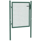 Vidaxl Fence Gate Steel 39.4X29.5 Green 39.4" 29.5", New. Price: $237.99.