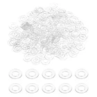 Uxcell 240 Pcs Pvc Flat Washers 5MM Id Od M5X8MMX0.3MM, Clear New. Price: $9.58.