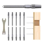 5 Pair Cable Railing Kit, Invisible Crimp Fitting Hardware, Rig... New. Price: $28.23.