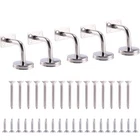 Homend 5 Stainless Steel Wall Mount Stair Handrail Pack, Silver New. Price: $25.99.