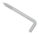 National Hardware Zinc-plated Silver Steel 2-5/8IN. Square Bend Hook 5LB 3PC New. Price: $7.96.