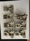 (12 Pack) 1/2" Overlay Blum Compact 38C355 38N310 Hinge Open. Price: $19.95.