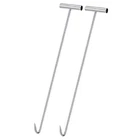 Uxcell 23INCH T-handle Meat Boning Hook, 23.03" 3.74" 0.47", Silver Tone New. Price: $38.34.
