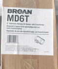 Broan MD6T 6" Automatic Make-up Air Damper Direct Wired New. Price: $159.00.
