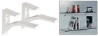 C.r. Laurence SC5W Crl White - Aluminum Shelf Clip For 3/8 To 1/2 Glass By New. Price: $22.99.